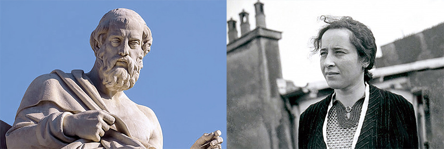 plató i hannah arendt