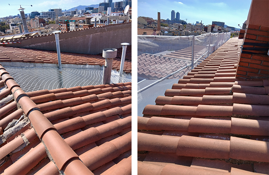 TRAC Rehabilitació - Noticia Rehabilitacio Edificis Rehabilitació De La Coberta Inclinada Llull 223