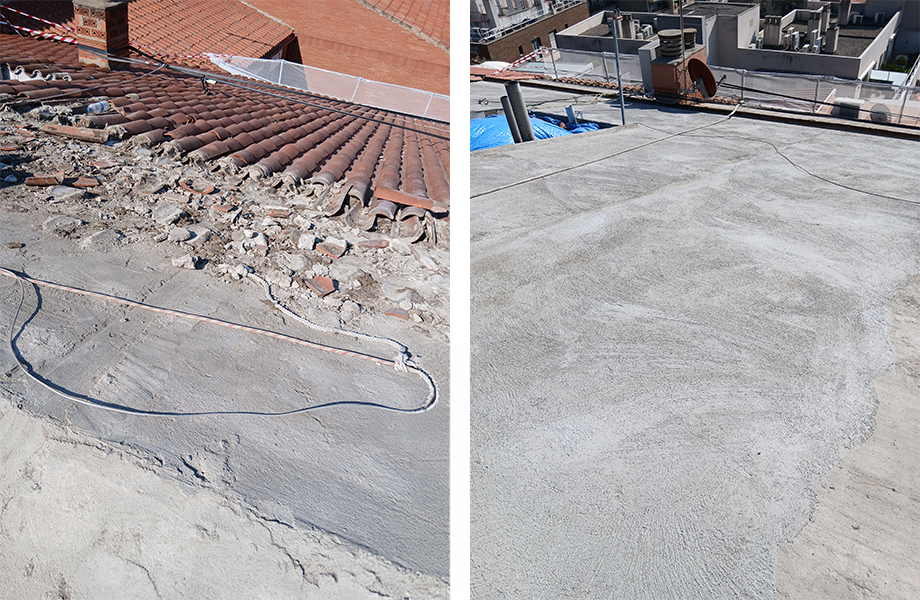 TRAC Rehabilitació - Noticia Rehabilitacio Edificis Rehabilitació De La Coberta Inclinada Llull 223